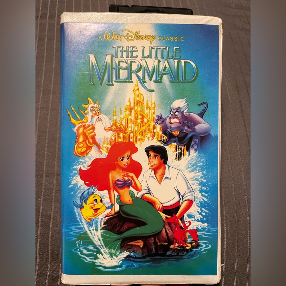1989 The Little Mermaid VHS - Banned Cover Art